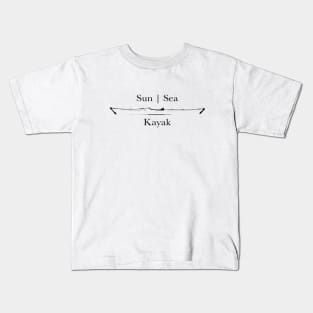 Sun Sea Kayak Kids T-Shirt